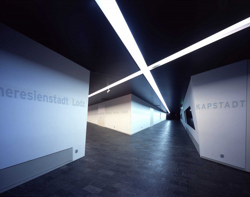 Berlin, 2001, Innenansicht Jüdisches Museum Berlin, Jüdisches Museum Berlin, Jens Ziehe
