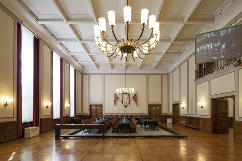 Berlin, 2013, Blick in den Saal der Kapitulationsunterzeichnung, Museum Berlin-Karlshorst, Thomas Bruns